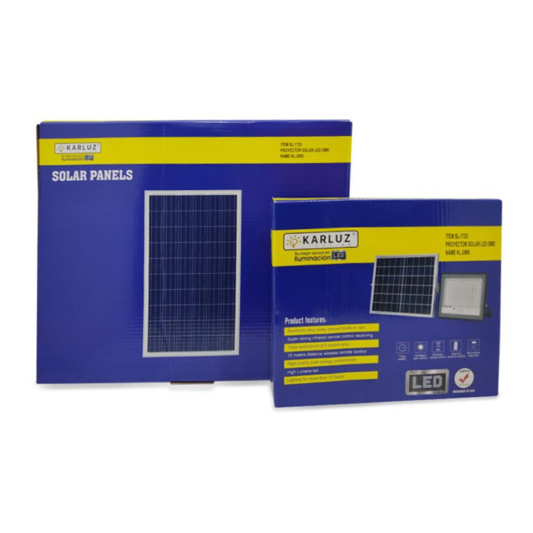 REFLECTOR LED 100W SOLAR PRO 3.2V LUZ DIA + PANEL SOLAR (IP65) (6500K)(KL-3221)(REEMPLAZA KL-2906)