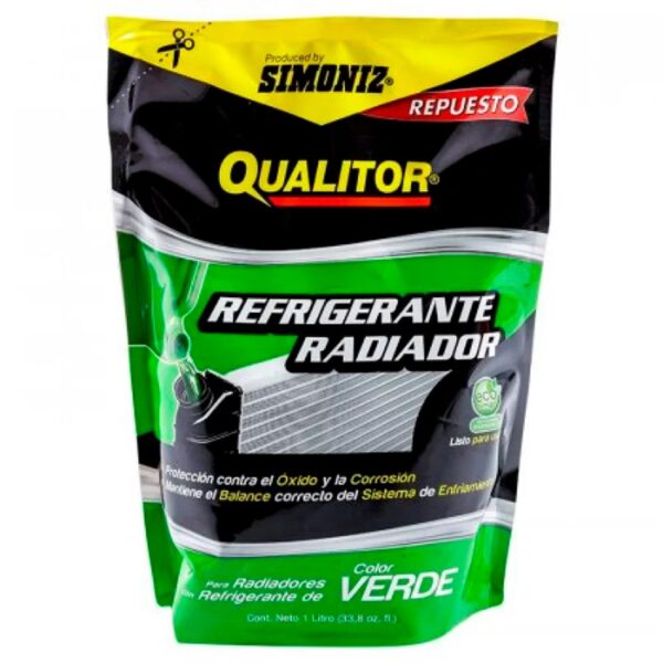 REFRIGERANTE RADIADOR VERDE QUALITOR-SIMONIZ 1LDOYPACK (202699)