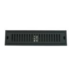 REJILLA SIFON PISO CORRIENTE ACERO INOXIDABLE NEGRA 10x40CM UDUKE (HT1589)