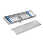 REJILLA SIFON PISO INVISIBLE ACERO INOXIDABLE
6.8x30CM UDUKE (HT1596)