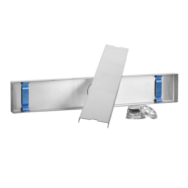 REJILLA SIFON PISO INVISIBLE ACERO INOXIDABLE
6.8x40CM UDUKE (HT1598)