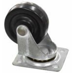 RODACHINES 1 1/2 PLANO NEGRO CAUCHO 40MM (20KG (INDIVIDUAL) (HT40250)