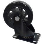 RODACHINES 4" PLANO NEGRO PESA GIRATORIO 100MM 120KG (INDIVIDUAL) (HT40085)