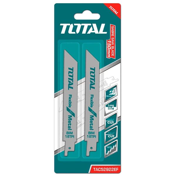 SET DE SEGUETA SIERRA SABLE  X2PCS PARA METALES TOTAL (TAC52922EF)
