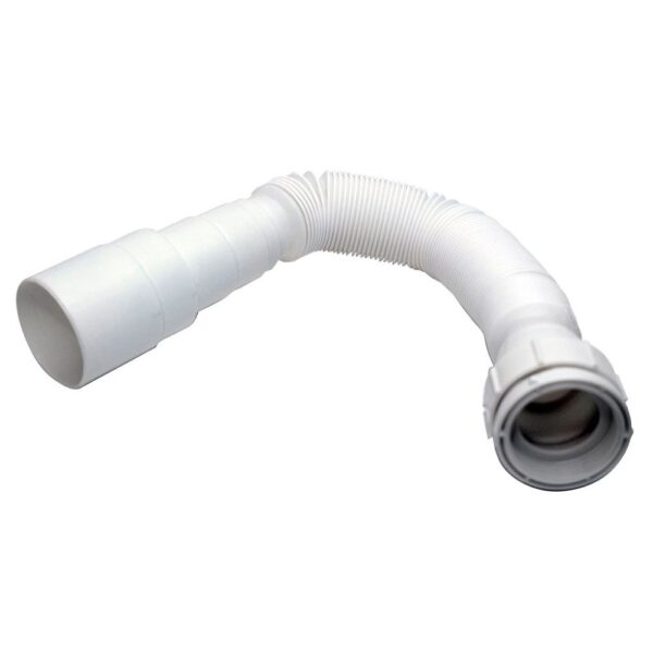 SIFON LAVAMANOS / LAVAPLATOS FLEXIBLE BLANCO UDUKE 1-1/2 X 1-1/4 (HT1189)