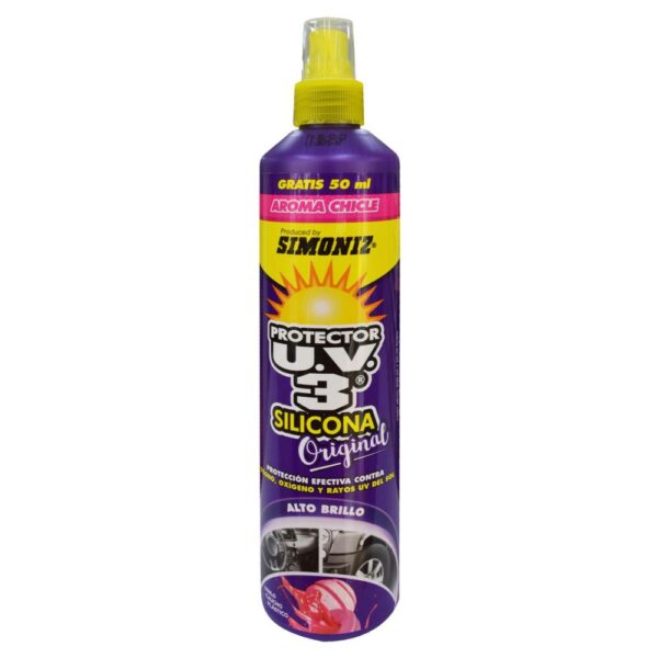 SILICONA PROTECTOR U.V.3  AEROSOL SIMONIZ OLOR CHICLE 300ML (3027CH)(103261