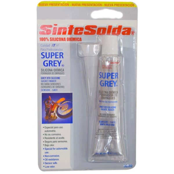 SILICONA SINTECO 28ML GRIS AUTOMOTRIZ (OXIMICA) (SUPER GREY) (1301040)