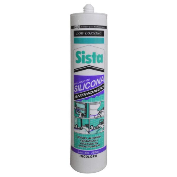 SILICONA TUBO SISTA DOW CORNING TRANSPARENTE ANTIHONGOS 280 ML (2951121)