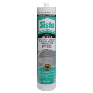 SILICONA TUBO SISTA PLASTICO-METAL-MAMPOSTERIA TRASPARENTE 300 ML(SL620) (2591114)
