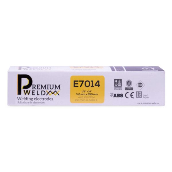 SOLDADURA DE ELECTRODO PW7014 - 1/8 CAFE PREMIUM WELD (CAJA X 5 KLS) (70141)