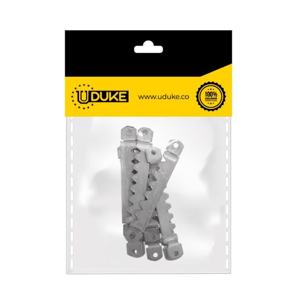 SOPORTE CUADRO MARQUETERIA 2 1/2" C.20 PQT X 10 UDUKE