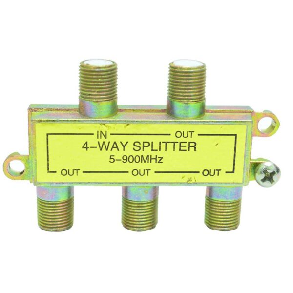 SPLITTER TV ECONOMICO X 4  (A006-2-3) (HT30286)(HT90155) (ESPLITER)