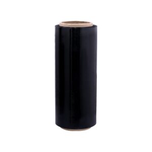 STRESH POLIFILM (PLASTICO DE EMBALAJE) ANCHO 25 CM - CAL 8 X 300 MTRS NEGRO