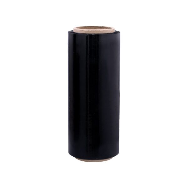 STRESH POLIFILM (PLASTICO DE EMBALAJE) ANCHO 25 CM - CAL 8 X 300 MTRS NEGRO