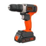 TALADRO BLACK Y DECKER PERCUTOR DE 3/8 INALAMBRICO ION DE LITIO 20V 2 VELOCIDADES VVR 0-600-0-1400RPM(BCD704C1-B3)