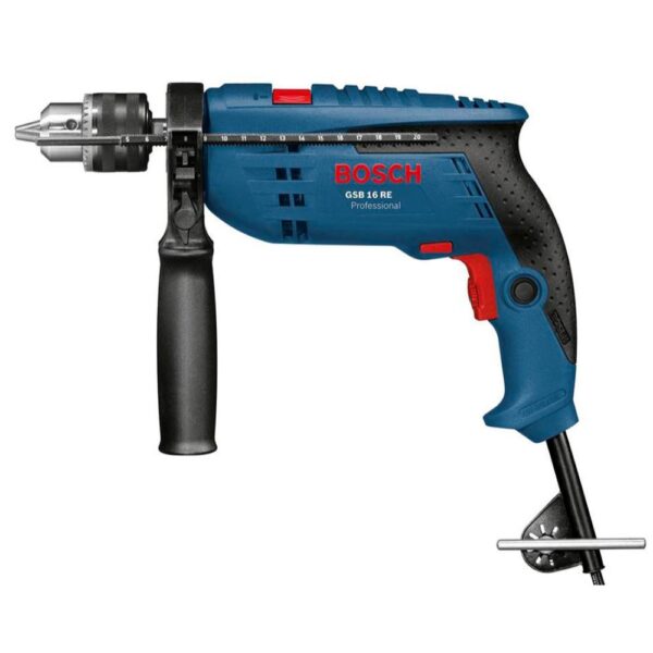 TALADRO BOSCH 1/2 750W V VARIABLE PERCUTOR CON ESTUCHE PLASTICO GSB16RE (06012281G1000)
