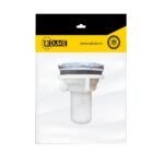 TAPA HUECO LAVAMANOS REPUJADO ACERO INOXIDABLE PQT X 1 UDUKE