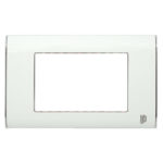 TAPA LUXOR BLANCA Y BORDE CROMADO DUKE ENERGY (V18-02BC)