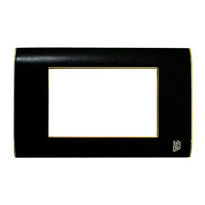Tapa Luxor Negra Mate Borde Dorado Duke Energy (V18-02ND)