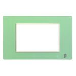TAPA LUXOR VERDE CRISTAL ACRILICA CUADRADA DUKE ENERGY (V10-02AV)
