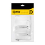 Tapa Plastica para Toma Doble Blanca Intemperie Pqt x 1 Uduke