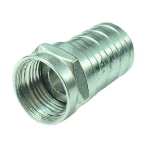 Terminal Coaxial Siliconada Rg 56 Cromada (HT90231)