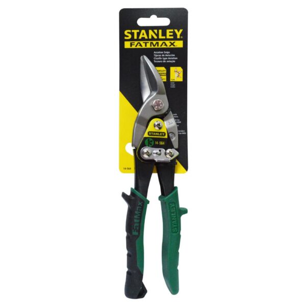 TIJERA LAMINA AVIACION DERECHA STANLEY VERDE (14-564)