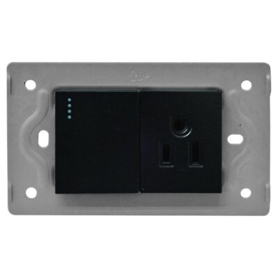 TOMA SWICHE LUXOR NEGRA INTERCAMBIABLE SIN TAPA DUKE ENERGY (V17-018)