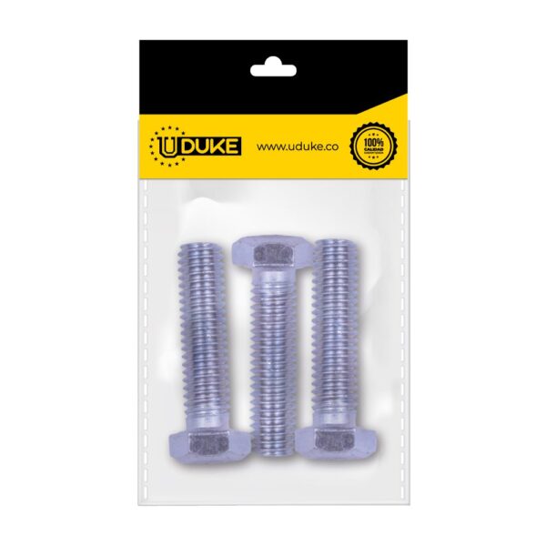 TORNILLO HEXAGONAL 3/8*11/2 PAQ X 3 UDUKE