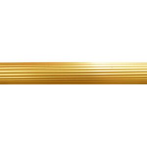 TUBO CORTINERO RANURADO 1 DORADO X 6MTS