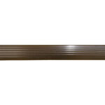 TUBO CORTINERO RANURADO 1/2" CAFE X 6MTS
