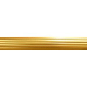 TUBO CORTINERO RANURADO 3/4" DORADO X 6MTS