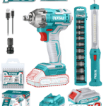 PISTOLA IMPACTO INALAMBRICA 1/2 20V 300 NM INCLUYE 2 BATERIAS 1 CARGADOR 1 LAMPARA DE TRABAJO 1 ADAPTADOR Y 10 PUNTAS TALADRO TOTAL (UTOSLI231004)