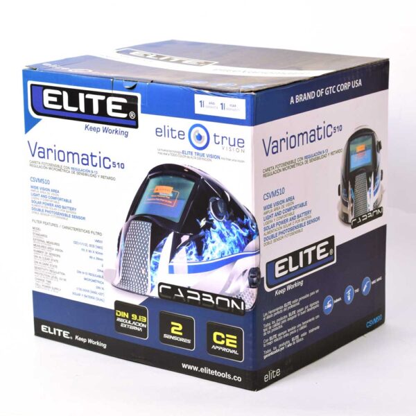 COMBO ELITE(HSM0424005)SOLDADOR INVERSOR DIGITAL MINI 140AMP 110V / 220V ELITE (SI6140DV)+CARETA PARA SOLDAR INTELIGENTE ELECTRONICA(CSVM510)+PINZA PO