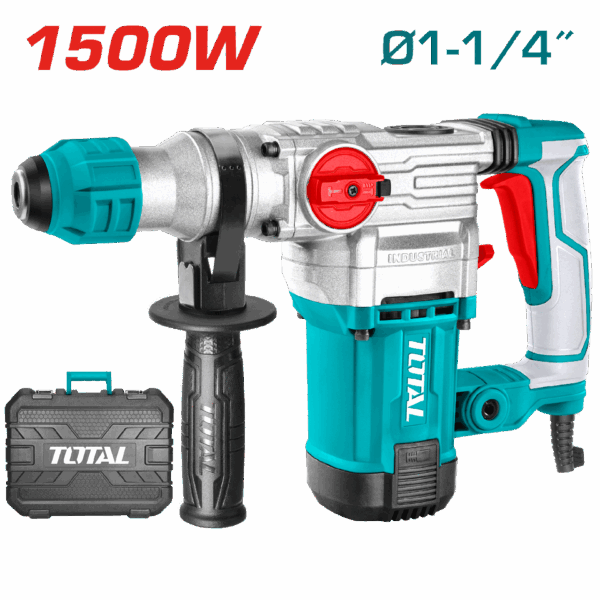 TALADRO ROTOMARTILLO SDS PLUS 1500W 5.5 JULES INDUSTRIAL TOTAL (UTH1153256)