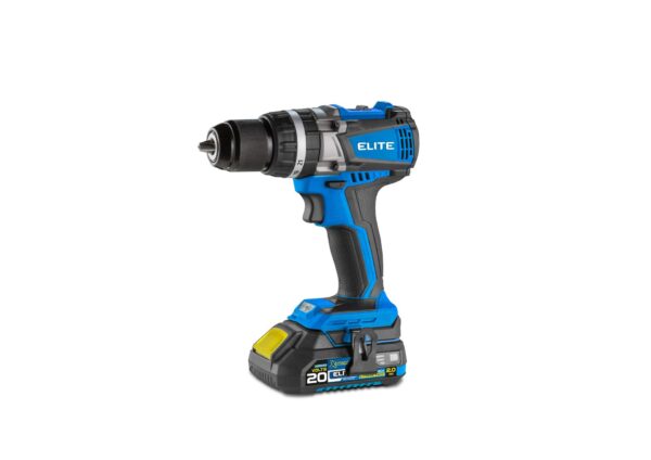 TALADRO ELITE PERCUTOR/ATORNILLADOR VVR DE 1/2 INALAMBRICO ION DE LITIO 20V INLC 2 BATERIAS 2AH (XBTP20)