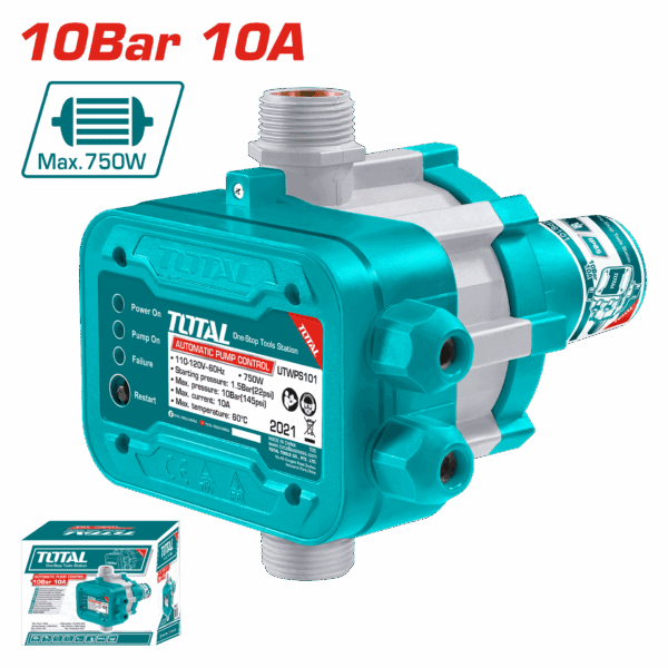 BOMBA PRESURIZADORA 1" 110-120V 1.5 BAR 22PSI TOTAL (UTWPS101)