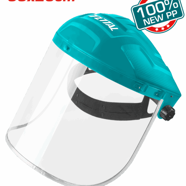 CARETA ESMERILAR INDUSTRIAL VERDE VISOR EN POLICARBONATO SUPER TOTAL  (TSP631)