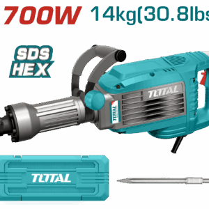 Demoledor Sds Hex 1700W 50 Jules 14KG Super Total (UTH217068)