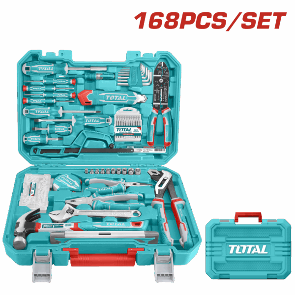 JUEGO DE HERRAMIENTAS 168 PZS SUPER TOTAL (THKTHP21686)