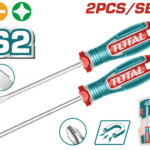 JUEGO DESTORNILLADORES X 2 PZS PUNTA INMANTADA SUPER TOTAL (TKSDS0226)