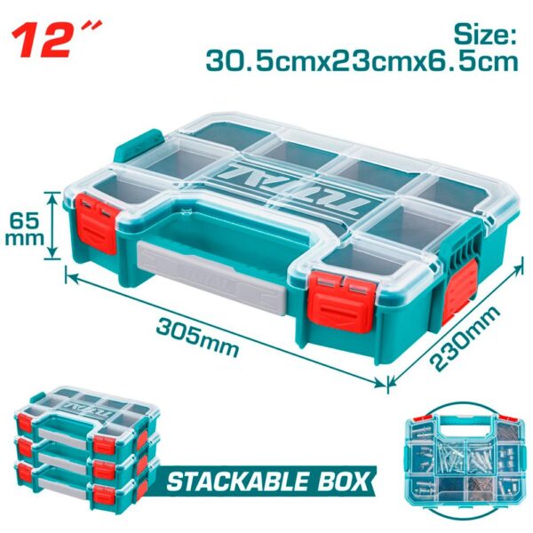 CAJA ORGANIZADORA 12"  SUPER TOTAL (TPBX1121)
