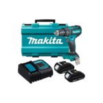 TALADRO ATORNILLADOR PERCUTOR RECARGABLE MAKITA 2 BATERIA 1.5AH 1/218V (DHP487SYX2)