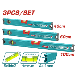 Juego de Nivel x 3 PCS 40,60,100CM Super Total (THT10403)