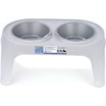 COMEDOR PARA PERROS PEQUEÑO GRIS RIMAX (13823)