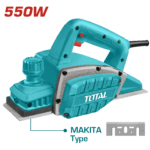 CEPILLO ELECTRICO 550W 120V INCLUYE GUIA INDUSTRIAL TOTAL (UTL5508216)