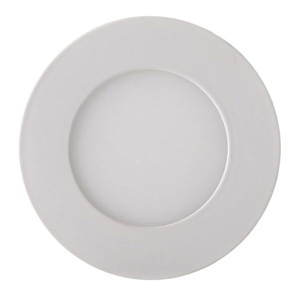 PANEL LED 3W REDONDO INCRUSTAR LUZ DIA (6500K)(85-265V)(ZFR528)
