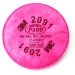FILTRO 2091 PARA PARTICULAS (P100)(PQTE X 2) 3M (XA010015619)