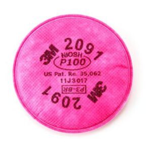 Filtro 2091 para Particulas (P100)(PQTE x 2) 3M (XA010015619)