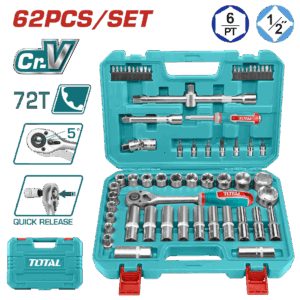 Rache con Copas  1/2 x 62 Pzs Industrial Super Total (THT121602)